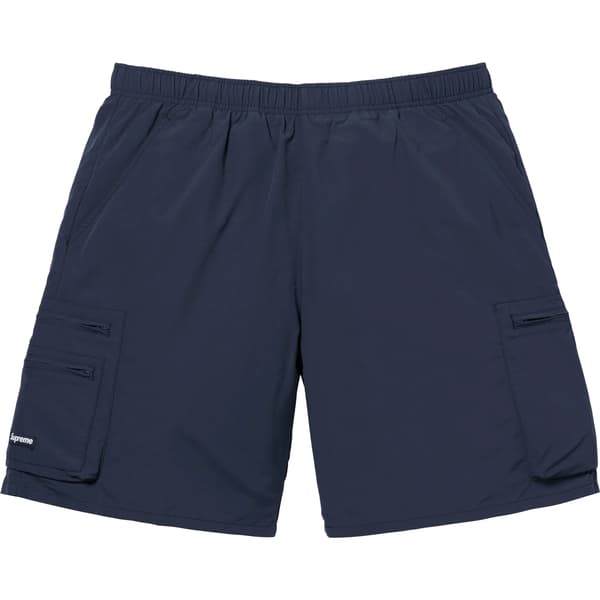Supreme Cargo Water Short - Navy (front)