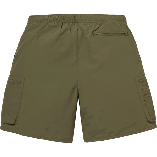 Supreme Cargo Water Short - Olive (front)