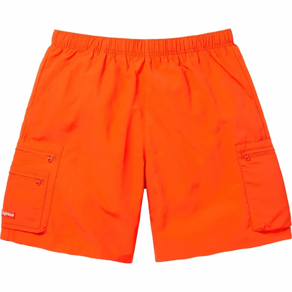 Supreme Cargo Water Short - Orange (front)