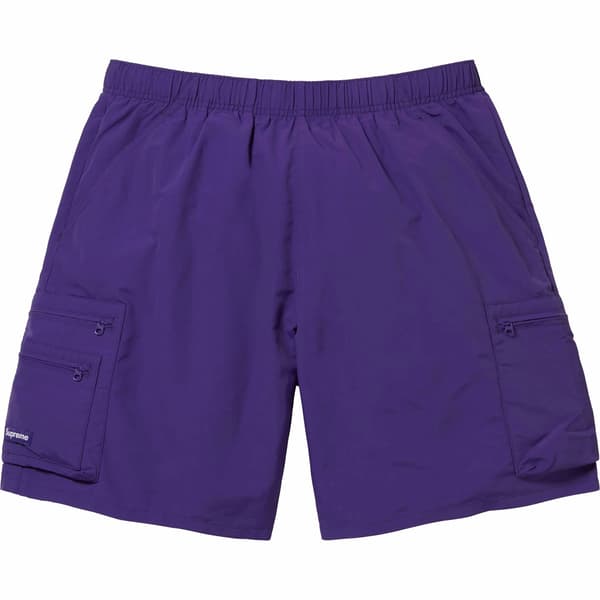 Supreme Cargo Water Short - Purple (front)