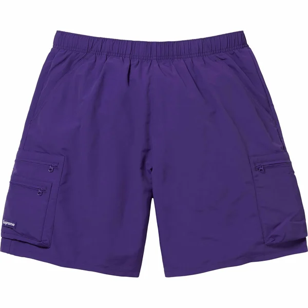Supreme Cargo Water Short - Purple (front)