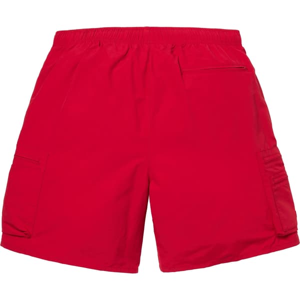Supreme Cargo Water Short - Red (front)
