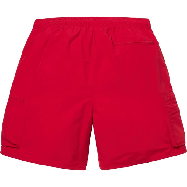 Supreme Cargo Water Short - Red (front)