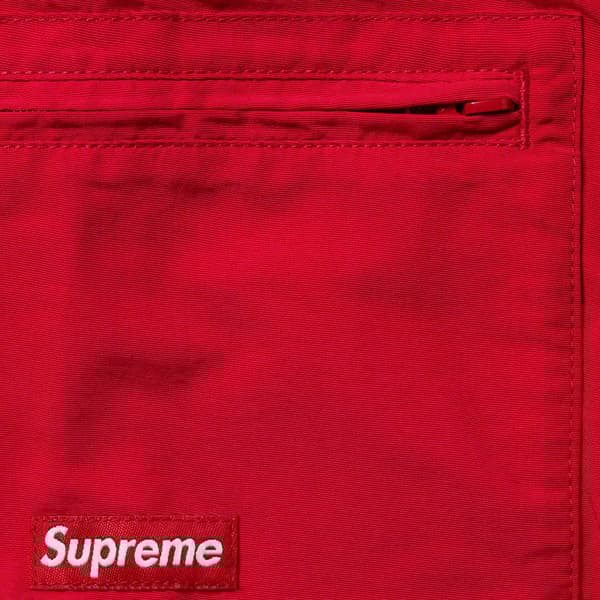 Supreme Cargo Water Short - Red (front)