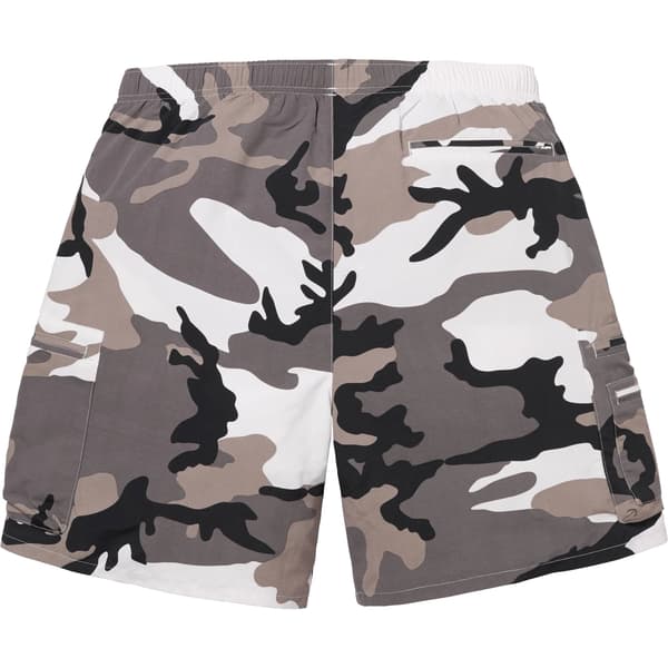 Supreme Cargo Water Short - Snow Camo (front)