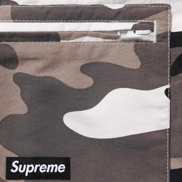 Supreme Cargo Water Short - Snow Camo (front)