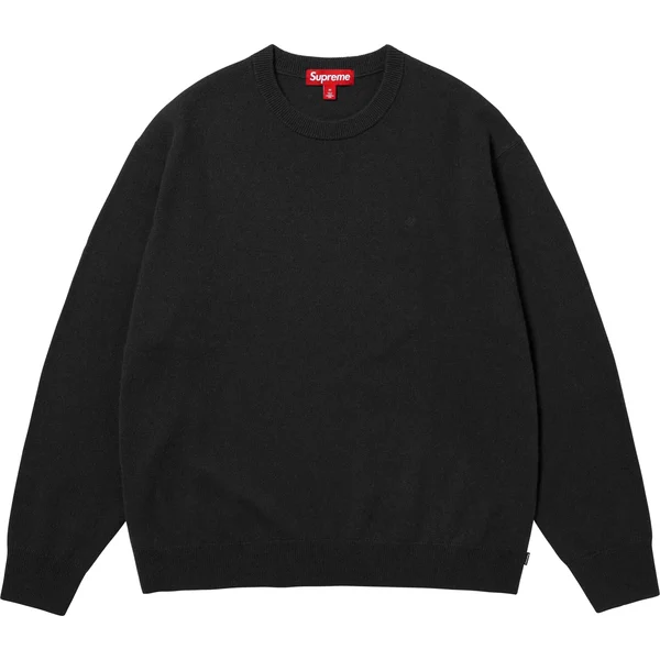 Supreme Cashmere Sweater - Black (front)