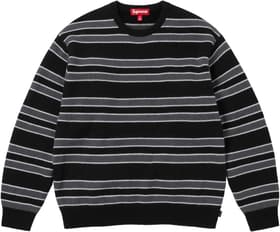 Supreme Cashmere Sweater Black Stripe