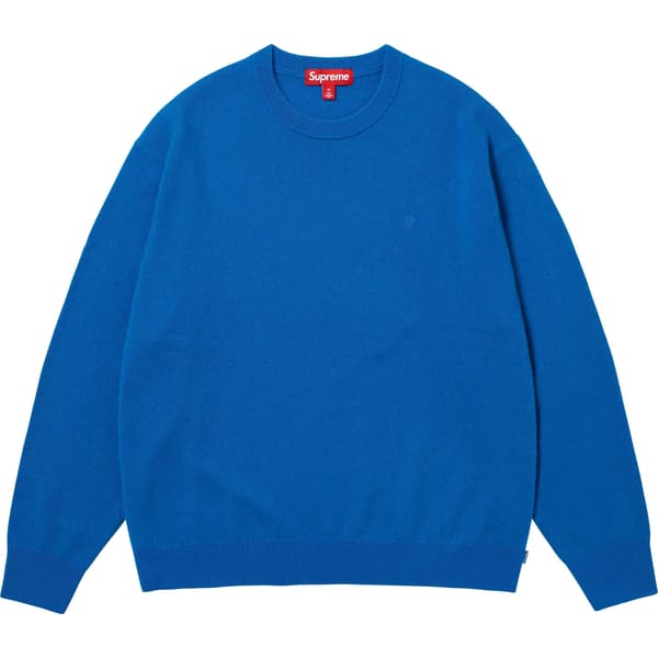 Supreme Cashmere Sweater - Blue (front)