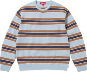 Supreme Cashmere Sweater Blue Stripe