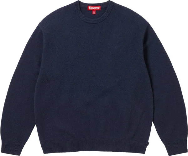 Supreme Cashmere Sweater - Navy (front)