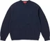 Supreme Cashmere Sweater - Navy (front)
