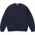 Supreme Cashmere Sweater - Navy (front)