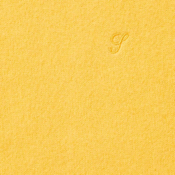 Supreme Cashmere Sweater - Yellow (front)