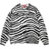 Supreme Cashmere Sweater - Zebra (front)