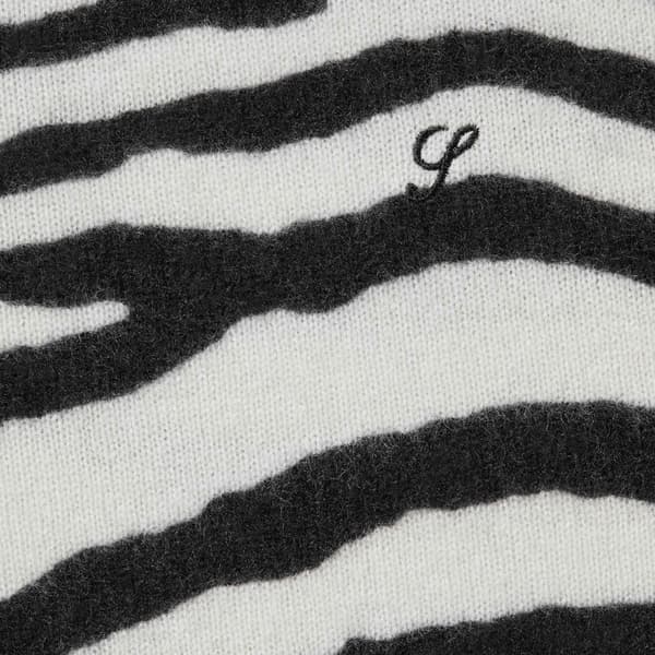 Supreme Cashmere Sweater - Zebra (front)