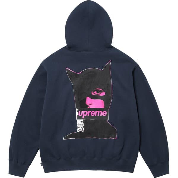 Supreme Catwoman Hooded Sweatshirt - Navy (front)