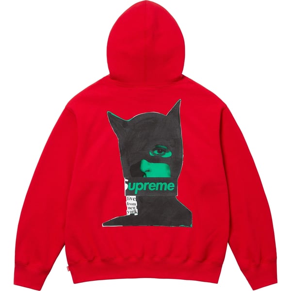 Supreme Catwoman Hooded Sweatshirt - Red (front)