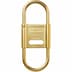 Supreme CDW Delta Carabiner - Brass (front)