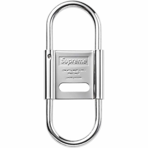 Supreme CDW Delta Carabiner - Silver (front)