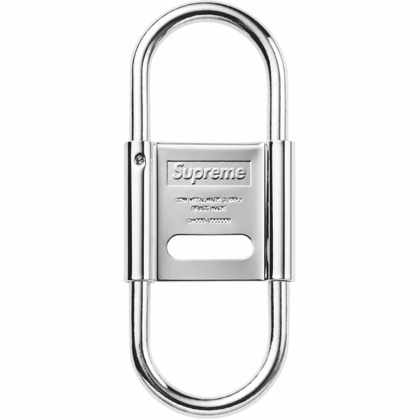 Supreme CDW Delta Carabiner - Silver (front)