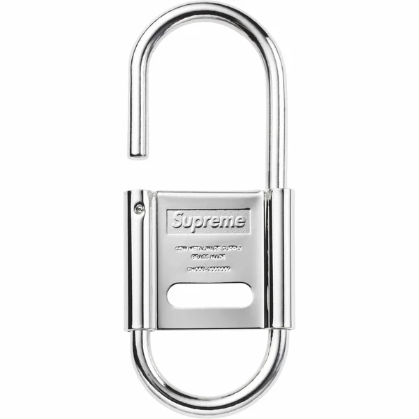 Supreme CDW Delta Carabiner - Silver (front)