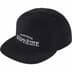 Supreme Champagne Corduroy 5-Panel - Black (front)