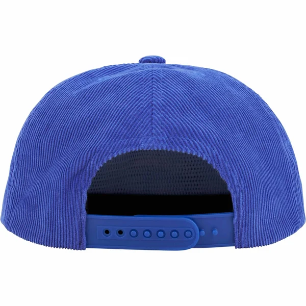 Supreme Champagne Corduroy 5-Panel - Blue (front)