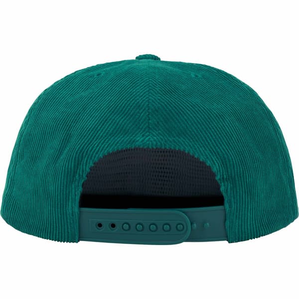 Supreme Champagne Corduroy 5-Panel - Green (front)