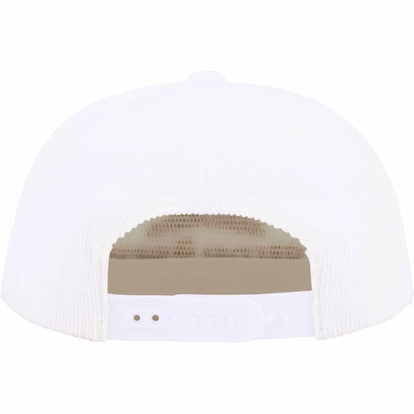 Supreme Champagne Corduroy 5-Panel - White (front)