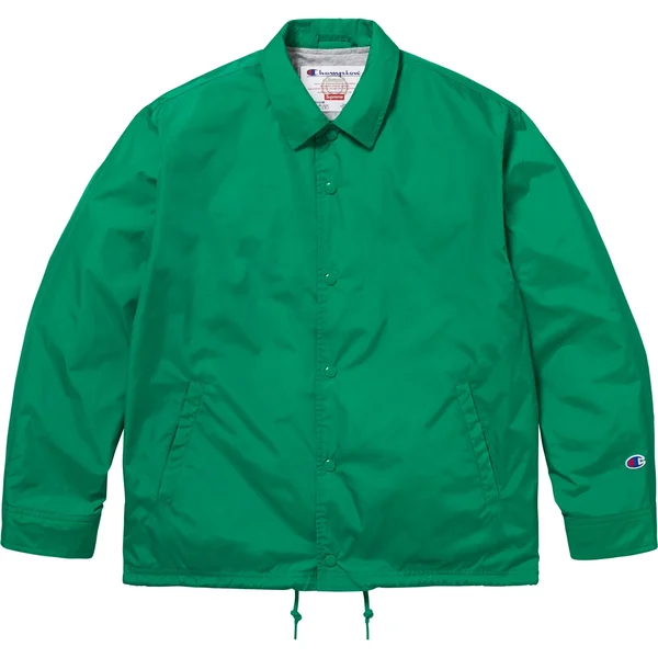 Supreme Champion Coaches Jacket - Green (front)