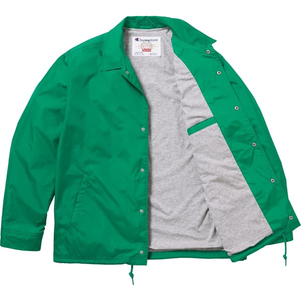 Supreme Champion Coaches Jacket - Green (front)