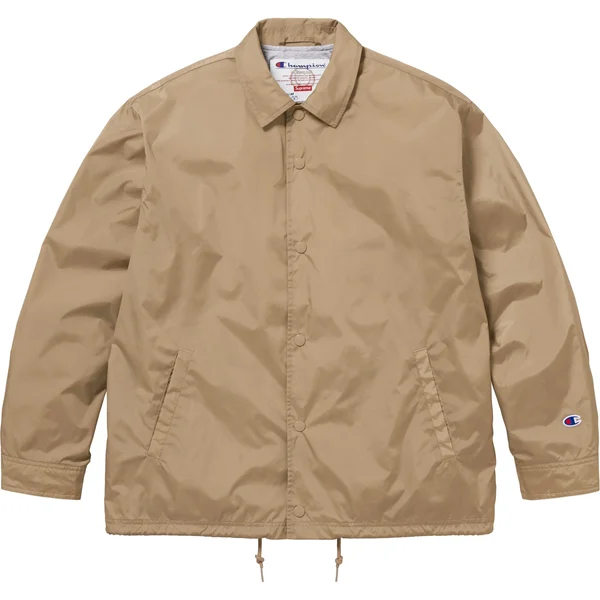 Supreme Champion Coaches Jacket - Tan (front)