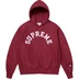 Supreme Champion Hooded Sweatshirt - Cardinal (front)