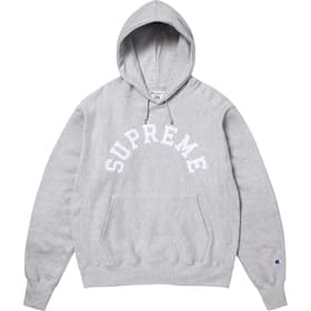 Supreme Champion Hooded Sweatshirt Heather Grey