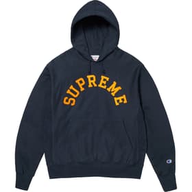 Supreme Champion Hooded Sweatshirt Navy