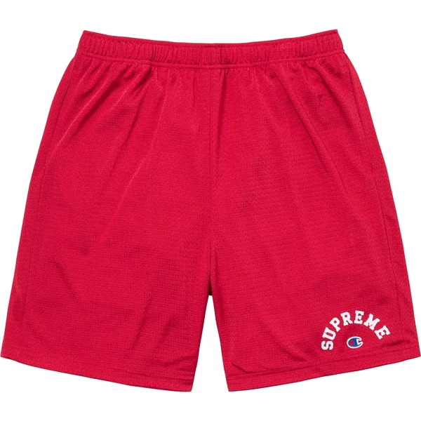 Supreme Champion Mesh Short - Red (front)