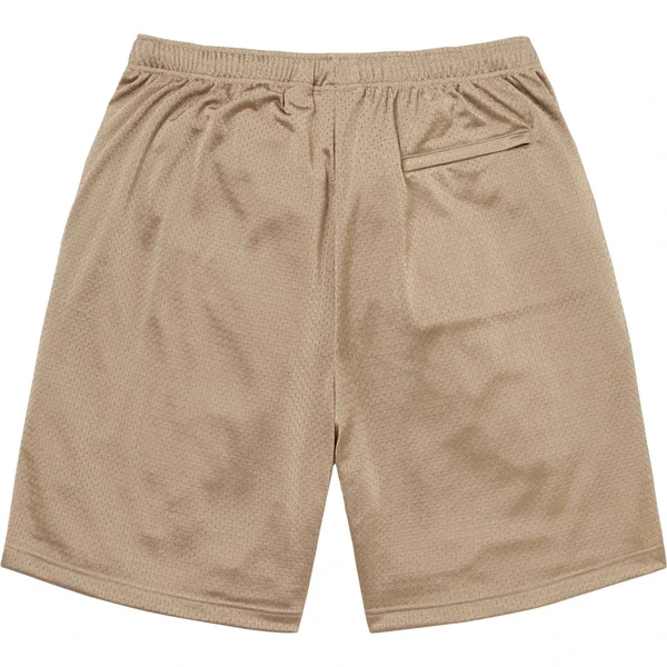 Supreme Champion Mesh Short - Tan (front)