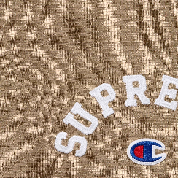 Supreme Champion Mesh Short - Tan (front)
