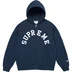 Supreme Champion Zip Up Hooded Sweatshirt - Navy (front)