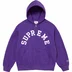 Supreme Champion Zip Up Hooded Sweatshirt - Purple (front)