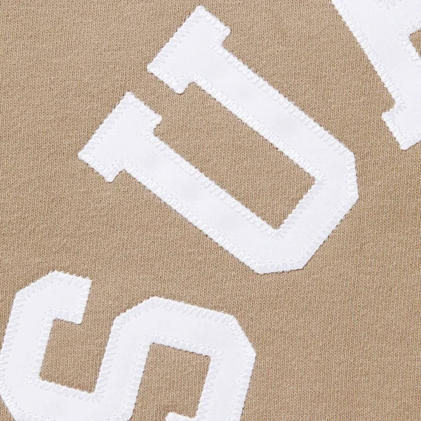 Supreme Champion Zip Up Hooded Sweatshirt - Tan (front)