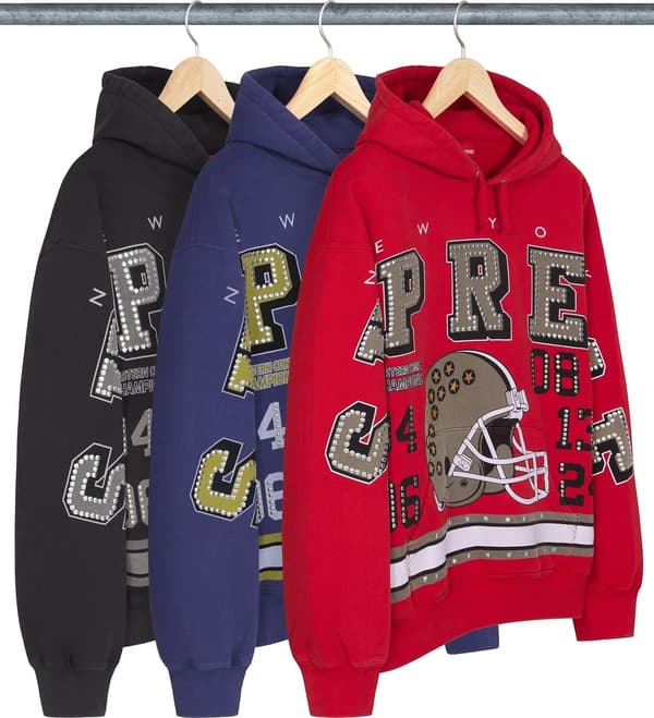 Supreme Champions Studded Hooded Sweatshirt - Product Image