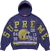 Supreme Champions Studded Hooded Sweatshirt - Dark Royal (front)