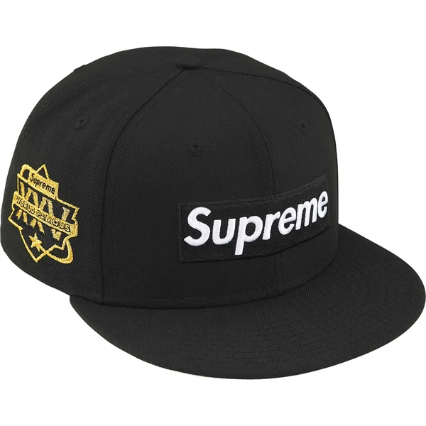 Supreme Championship Box Logo New Era - Black (front)
