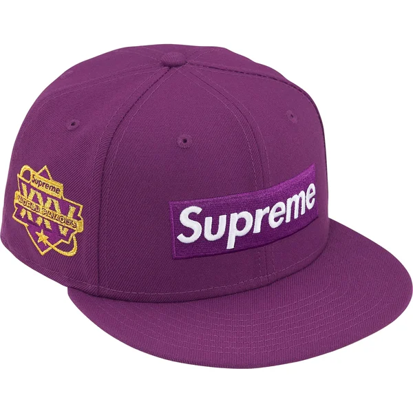 Supreme Championship Box Logo New Era - Purple (front)