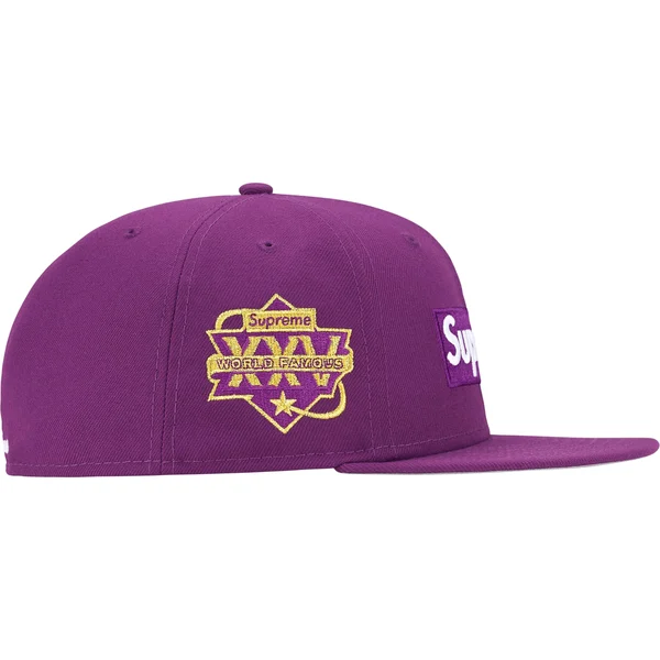 Supreme Championship Box Logo New Era - Purple (front)