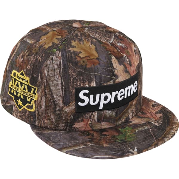 Supreme Championship Box Logo New Era - TrueTimber® Kanati Camo (front)