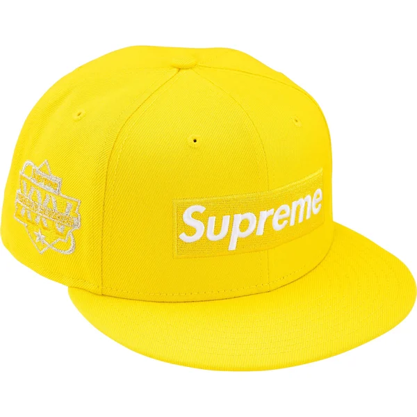 Supreme Championship Box Logo New Era - Yellow (front)
