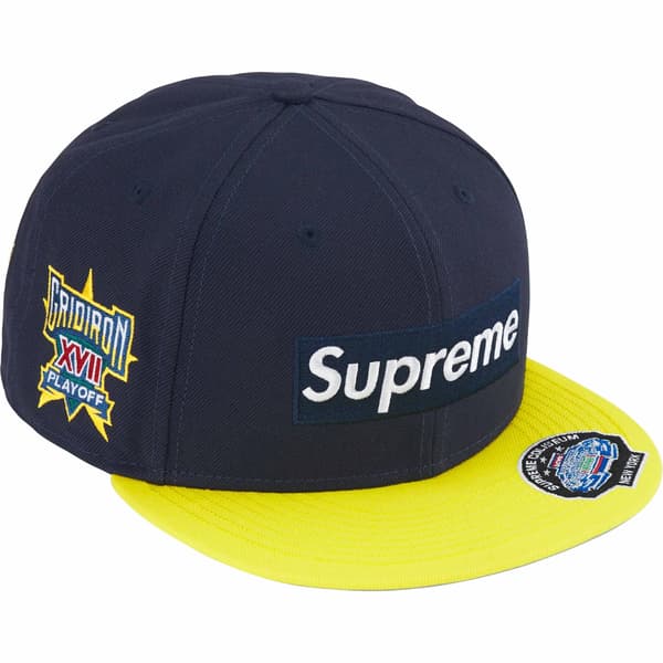 Supreme Championships Box Logo New Era - Navy (front)